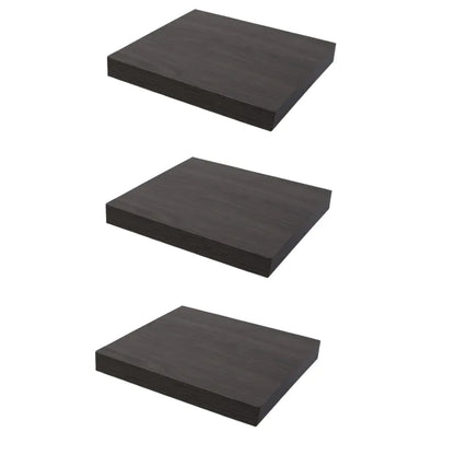 Verdecktes Bücherregal - 3er Pack - Anthrazit Eiche - 23,5cm – Furnica