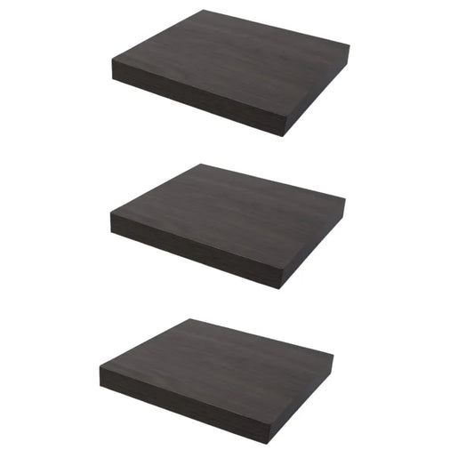 Verdecktes Bücherregal - 3er Pack - Anthrazit Eiche - 23,5cm – Furnica
