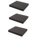 Verdecktes Bücherregal - 3er Pack - Anthrazit Eiche - 23,5cm – Furnica