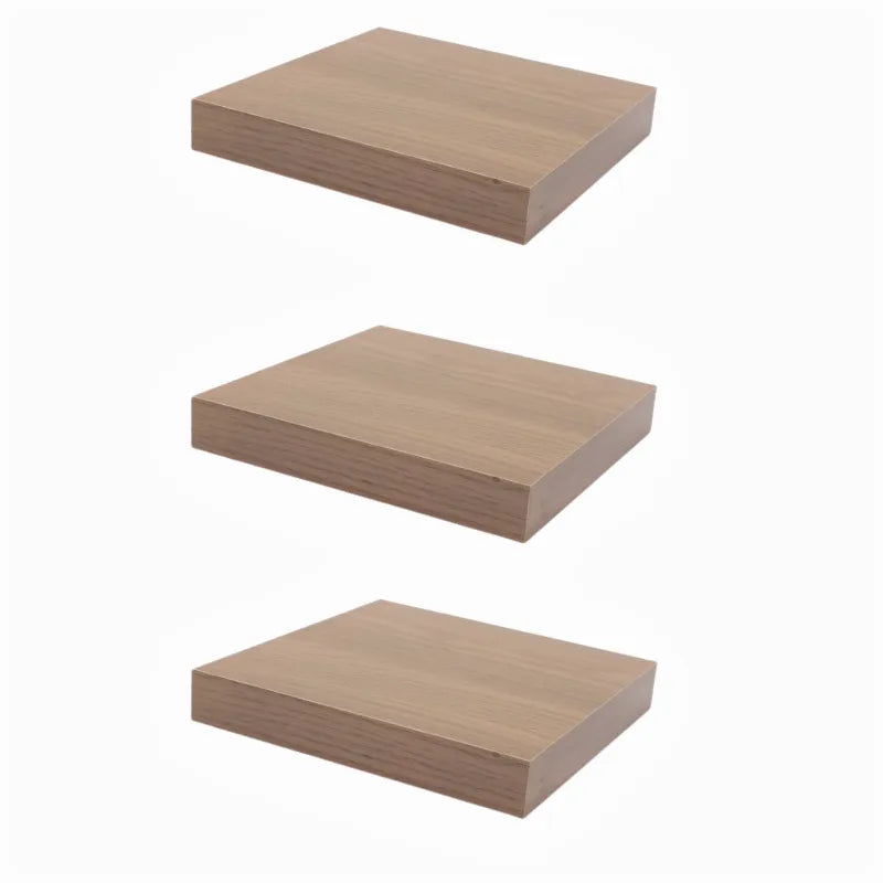 Verdecktes Bücherregal - 3er Pack - Knorrige Eiche - 23,5cm – Furnica