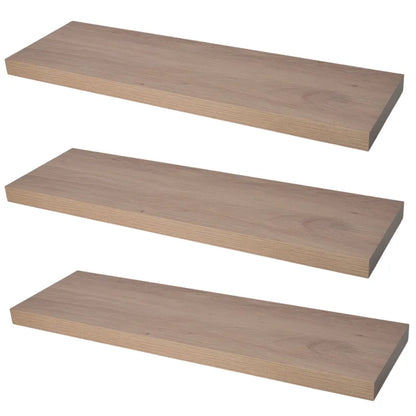 Verdecktes Bücherregal - 3er Pack- Knorrige Eiche - 90cm – Furnica