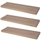 Verdecktes Bücherregal - 3er Pack- Knorrige Eiche - 90cm – Furnica