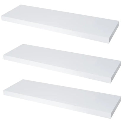 Verdecktes Bücherregal - 3er Pack - Weiß Matt - 80cm – Furnica