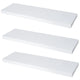 Verdecktes Bücherregal - 3er Pack - Weiß Matt - 80cm – Furnica