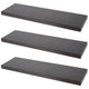 Verdecktes Bücherregal - 3er Pack- Wenge - 80cm – Furnica