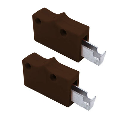 Verstellbare Schrankhalterung Universal L+R - 2D Eco - Dunkelbraun – Furnica