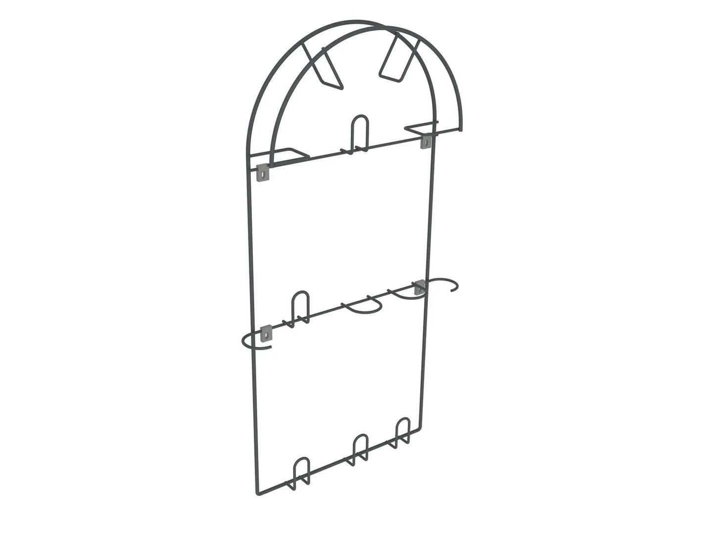 Wandhalterung Staubsaugerschlauch Halterung, Vakuum Schlauchhalter - Groß - Anthrazit – Furnica
