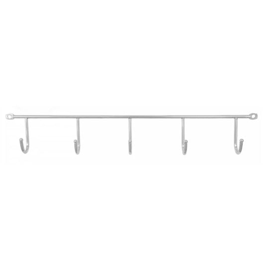 Wandkleiderstange L=400mm, 5 Haken – Furnica