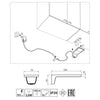 3 Wandhängeschrank LED Lampen + Netzteil (F03)