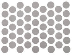 Schraubabdeckkappen Selbstklebend - Trend Grau 14mm