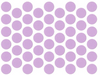 Schraubabdeckkappen Selbstklebend - Violett 14mm