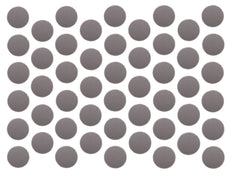 Selbstklebende Abdeckkappen - Metallic Grau 14mm