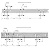 Schubladenschienen Teilauszug 250mm - H27 (1 Satz)