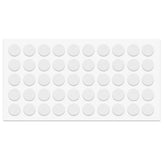 Selbstklebender Elastikpuffer 10mm - Weiß